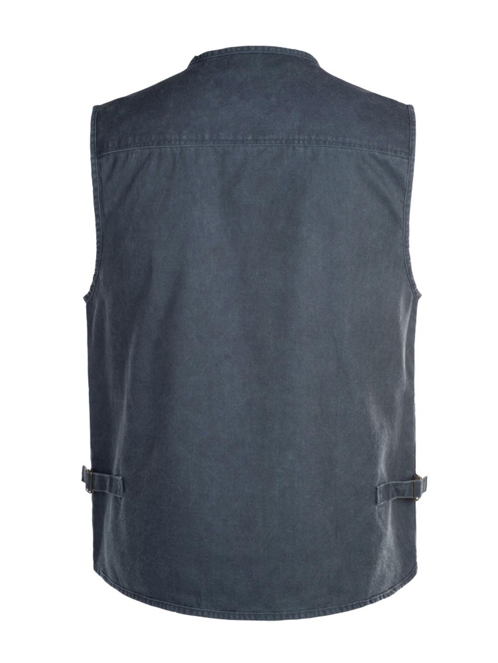 Yukirtiq Gilet De Pêche Homme Gilet Plein Air Multi-poches Sans Manches